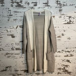 Long line cardigan sweater